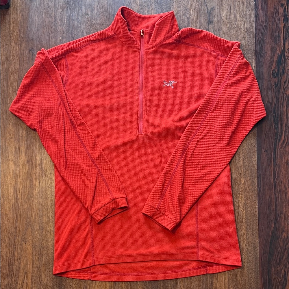 Arc'teryx Red Half-Zip Pullover